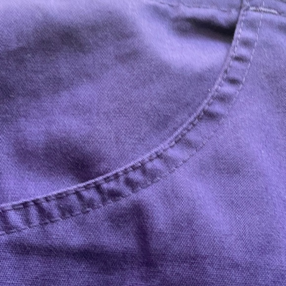 Wonderwink Women’s 5026 Plus Size Flare Drawstring EggPlant Scrub Pants Size 2XL - Picture 7 of 14